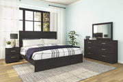 Belachime Black Panel Bedroom Set - Lara FurnitureBedroom Set