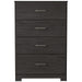 Belachime Black Panel Bedroom Set - Gate FurnitureBedroom Set