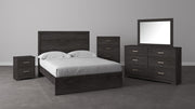 Belachime Black Panel Bedroom Set - Lara FurnitureBedroom Set