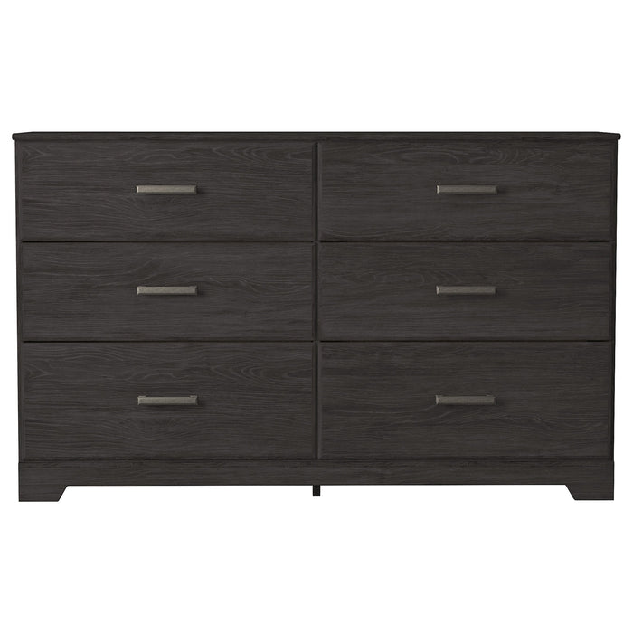 Belachime Black Panel Bedroom Set - Gate FurnitureBedroom Set
