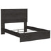 Belachime Black Queen Panel Bed - Gate FurnitureQueen Bed