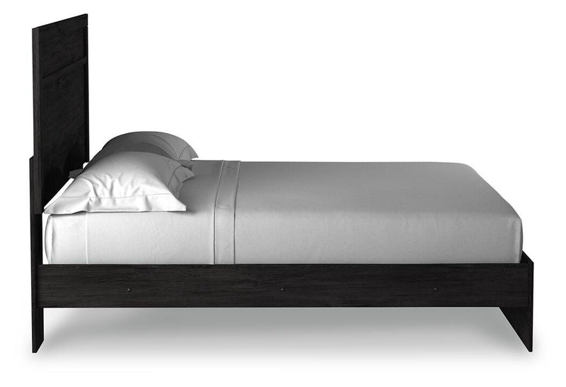 Belachime Charcoal King Panel Bed, Dresser, Chest and 2 Nightstands - B2589B14