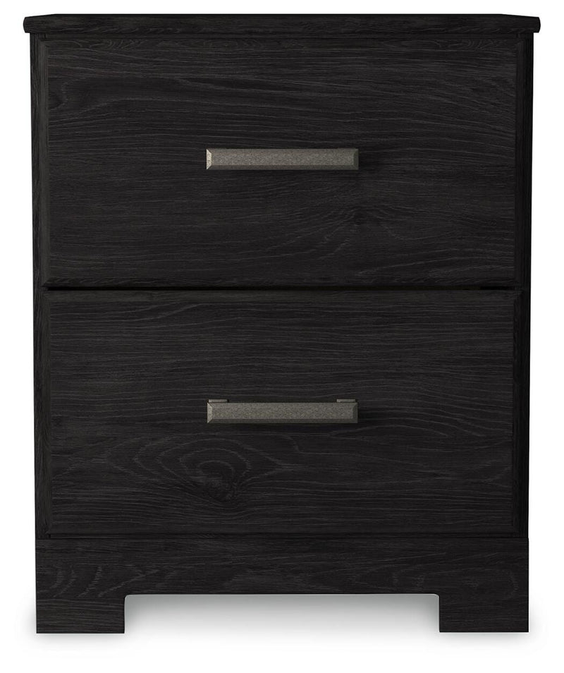 Belachime Charcoal King Panel Bed, Dresser, Chest and 2 Nightstands - B2589B14