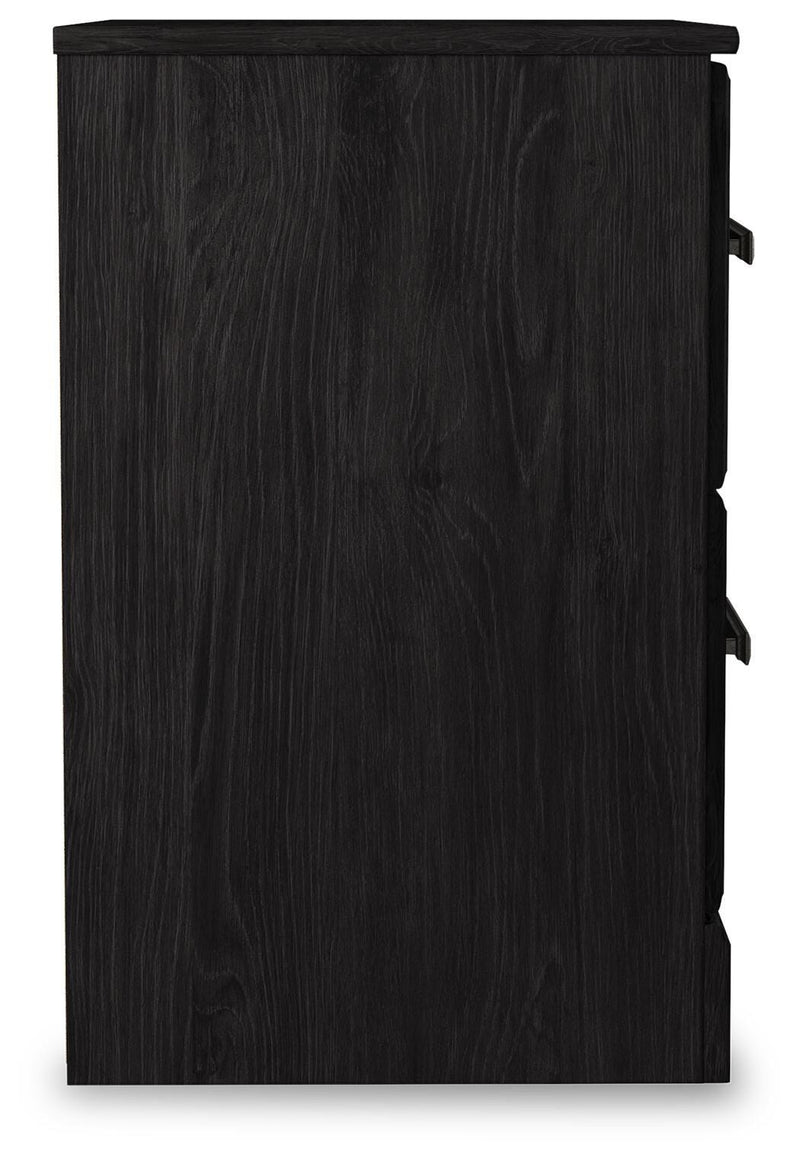 Belachime Charcoal King Panel Bed, Dresser, Chest and 2 Nightstands - B2589B14
