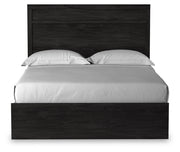 Belachime Queen Panel Bed with Dresser and Nightstand in Charcoal from Ashley - Lara Furniture