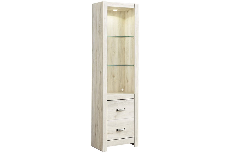 Bellaby Whitewash 4 - Piece Entertainment Center with Fireplace - Gate FurnitureEntertainment Center