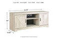 Bellaby Whitewash 63" TV Stand - Gate FurnitureEntertainment Center