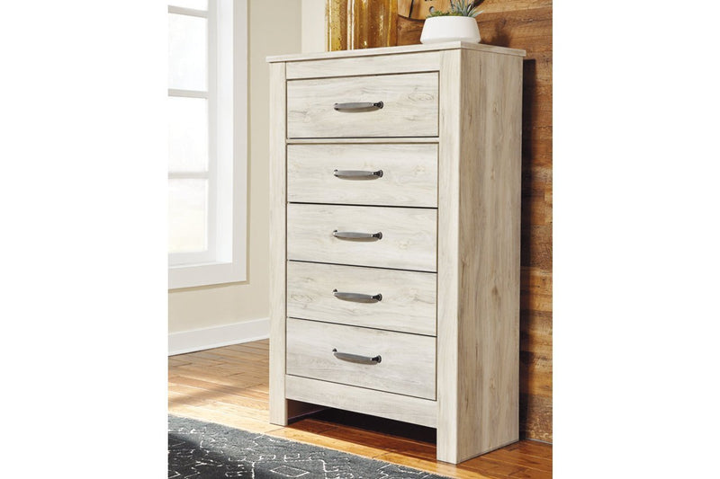 Bellaby Whitewash Chest of Drawers - Lara FurnitureChest