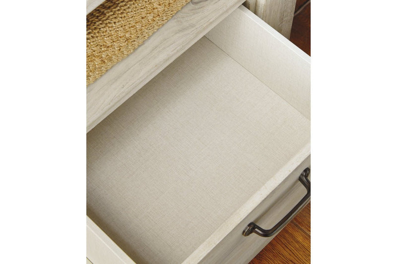 Bellaby Whitewash Chest of Drawers - Lara FurnitureChest