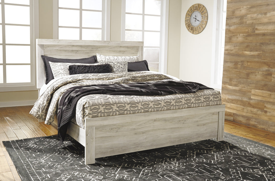 Bellaby Whitewash King Panel Bed - Gate FurnitureKing Bed