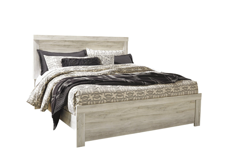 Bellaby Whitewash King Panel Bed - Lara FurnitureKing Bed