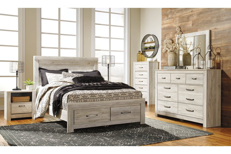Bellaby Whitewash Nightstand - Lara FurnitureNightstand