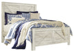 Bellaby Whitewash Queen Crossbuck Panel Bed - Gate FurnitureQueen Bed