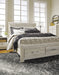 Bellaby Whitewash Queen Storage Platform Bed - Gate FurnitureQueen Bed