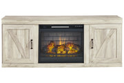 Bellaby Whitewash TV Stand with Electric Fireplace - Lara FurnitureTV Stand