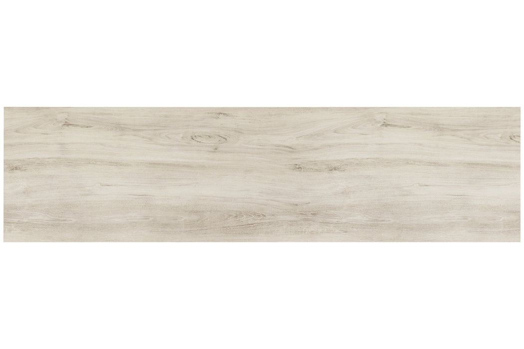 Bellaby Whitewash TV Stand with Electric Fireplace - Gate FurnitureTV Stand