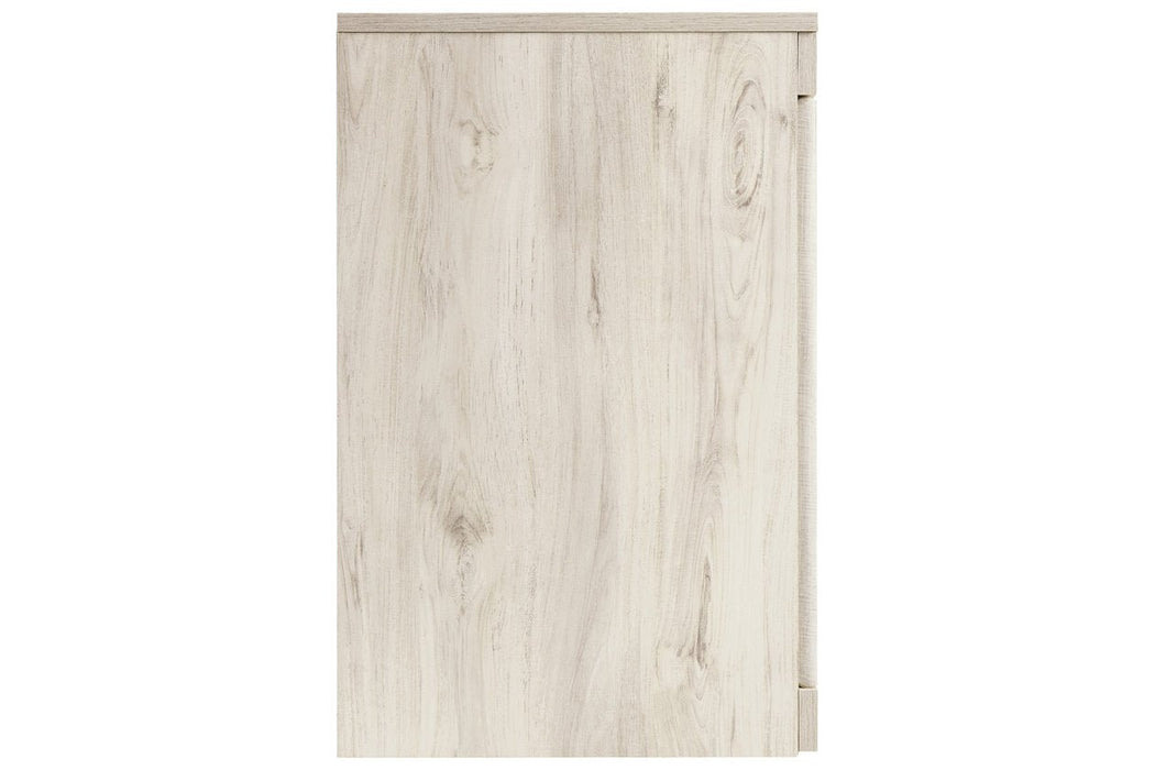 Bellaby Whitewash TV Stand with Electric Fireplace - Gate FurnitureTV Stand