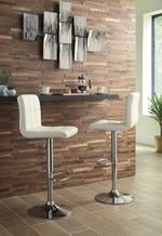 Bellatier Bone Adjustable Height Bar Stool (Set of 2) - Lara FurnitureBarstool