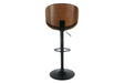 Bellatier Brown Adjustable Height Bar Stool - Gate FurnitureBarstool
