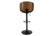 Bellatier Brown Adjustable Height Bar Stool - Lara FurnitureBarstool