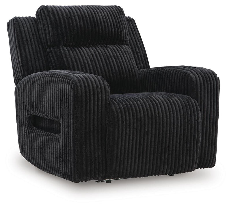 Belvarrow Black Power Recliner - PC6420213