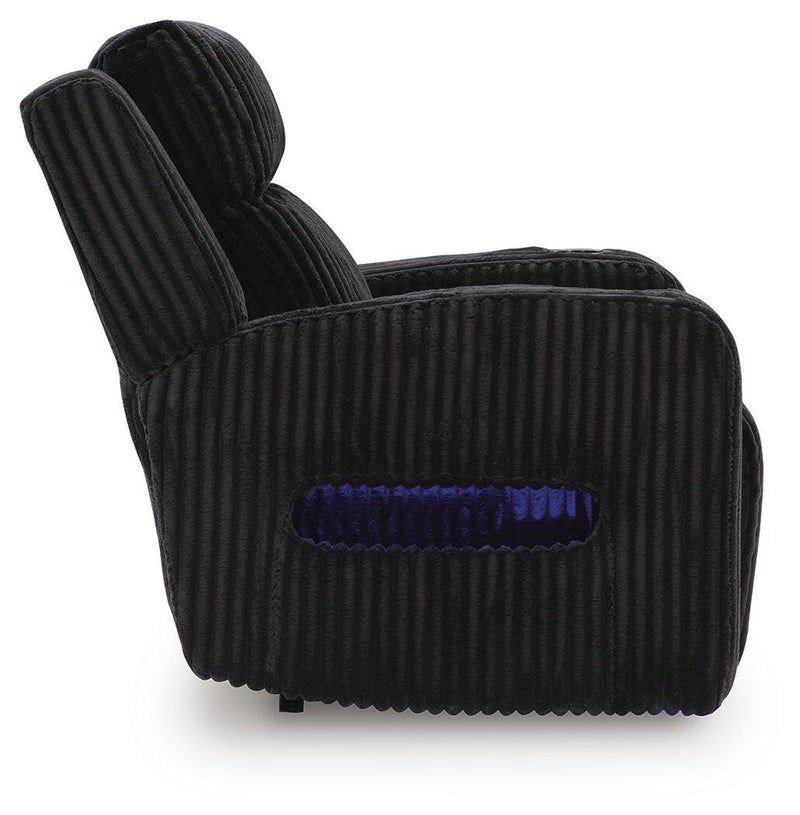 Belvarrow Black Power Recliner - PC6420213