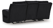 Belvarrow Black Power Reclining Sofa and Loveseat - PC64202U1