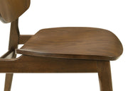 Benford Dining Side Chair Wood Seat Dark Brown (Set of 2) - 193832