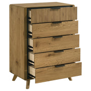 Bennett 5-drawer Bedroom Chest of Drawers Light Oak - 222905