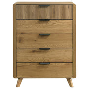 Bennett 5-drawer Bedroom Chest of Drawers Light Oak - 222905