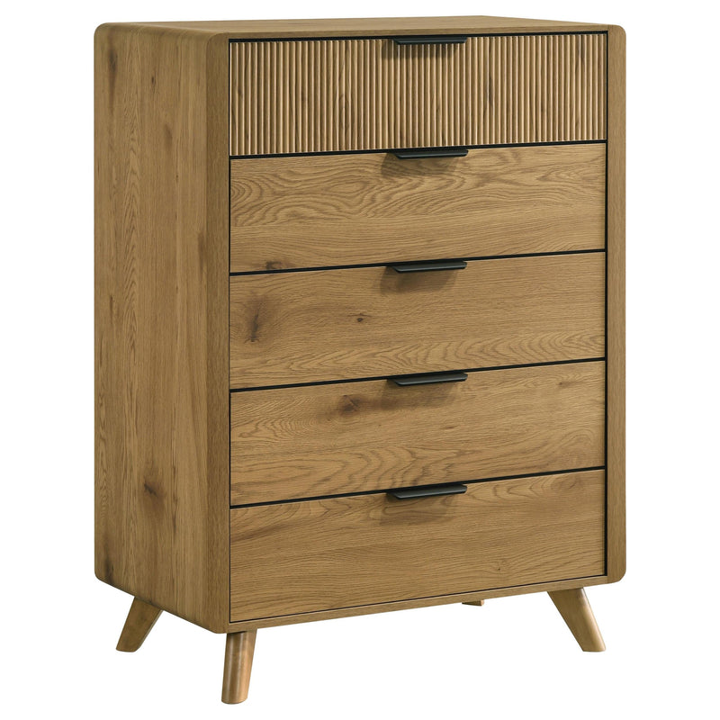 Bennett 5-piece California King Bedroom Set Light Oak - 222901KW-S5