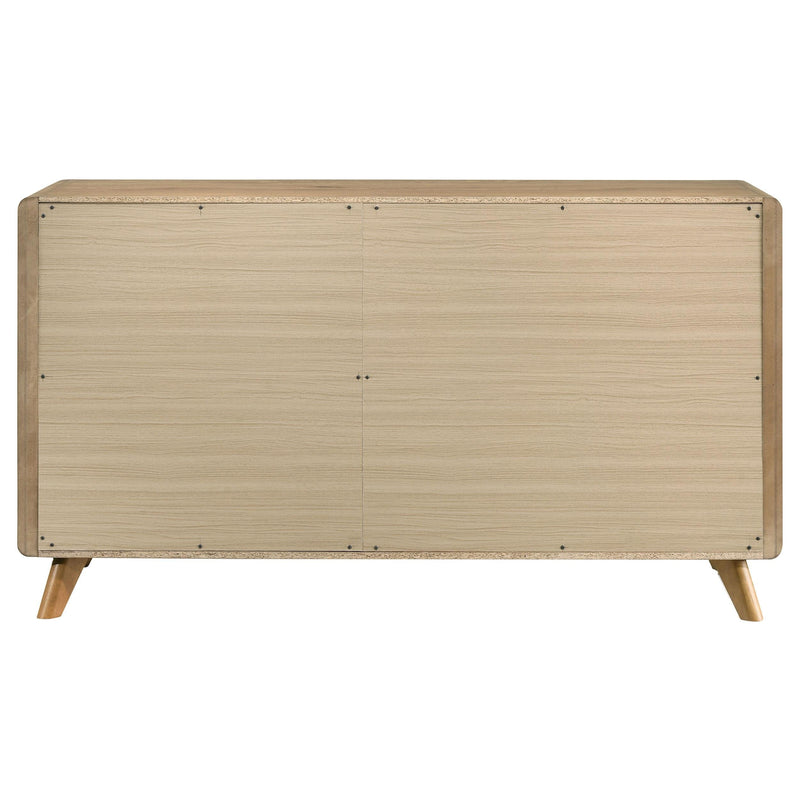 Bennett 6-drawer Bedroom Dresser Cabinet Light Oak - 222903