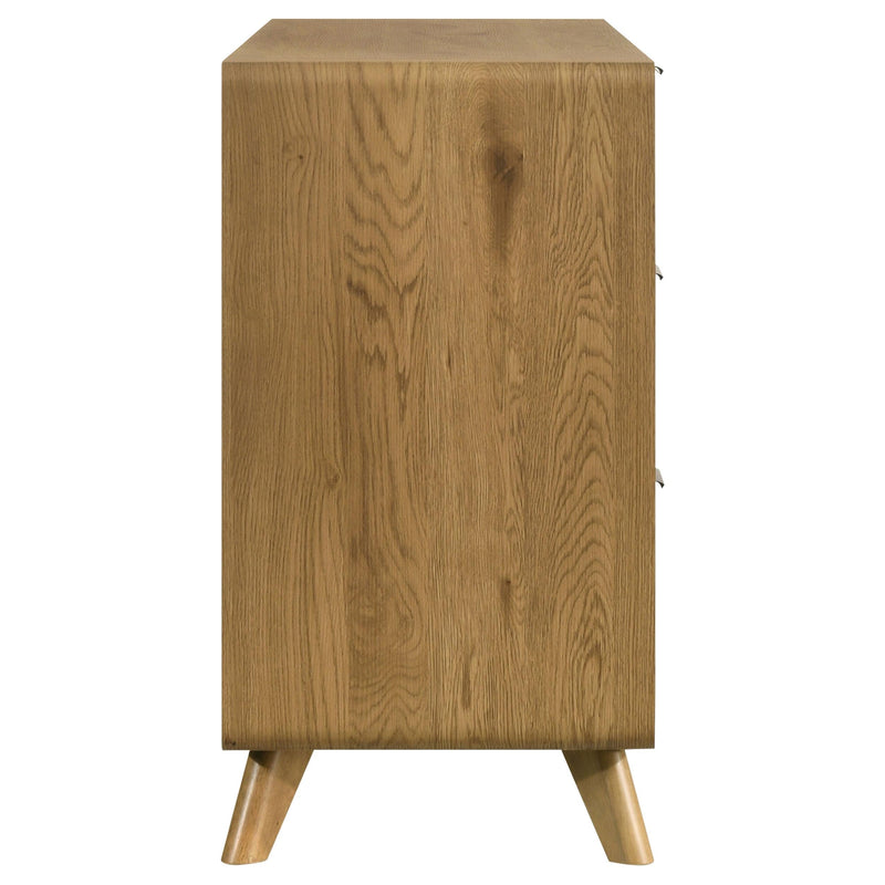 Bennett 6-drawer Bedroom Dresser Cabinet Light Oak - 222903