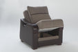 Bennett Love Seat (Redeyef Brown)/W Brown Vynil - Gate FurnitureLoveseat