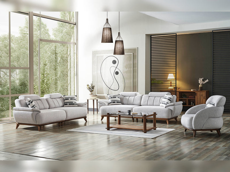 Bentley Convertible Sofa in Light Grey - 200-ELIF-BEN-A571-3