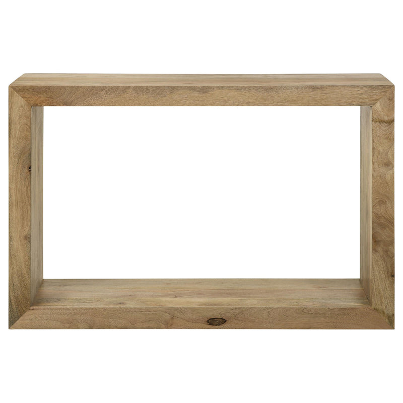 Benton Rectangular Solid Wood Sofa Console Table Natural - 704839