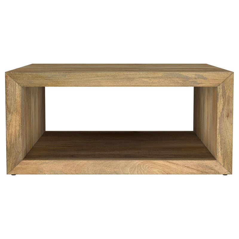 Benton Square Solid Mango Wood Coffee Table Natural - 706838