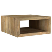 Benton Square Solid Mango Wood Coffee Table Natural - 706838