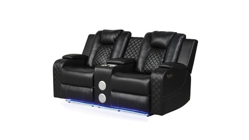 Benz Loveseat Black - Benz Loveseat Black