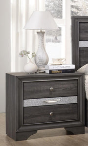 Berea - 2 Drawers Gray Nightstand - B364-N