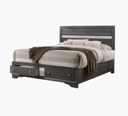 Berea - Gray Storage King Bed - B364-K-Bed