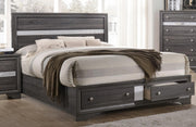 Berea - Gray Storage Queen Bed - B364-Q-Bed