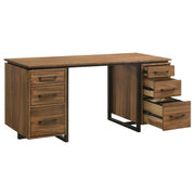 Berhalter 6-Drawer Double Pedestal File Computer Desk - 801596
