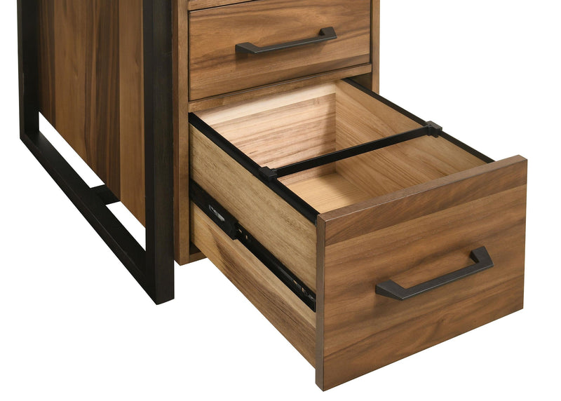Berhalter 6-Drawer Double Pedestal File Computer Desk - 801596