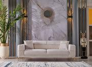 Berlin 3-pieces (Sofa & 2 Chair)Livingroom Set Beige in Beige - 101-BER-LV925-311