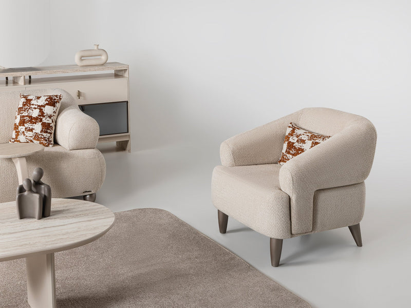 Bern Chair Cream in Cream - 101-BERN-PUK82015-B