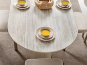 Bern Diningroom (Consol With Mirror & Dining Table & 6 Dining Chair) - 115-BERN-DT-6-SET