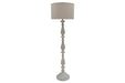 Bernadate Whitewash Floor Lamp - Gate FurnitureFloor Lamps