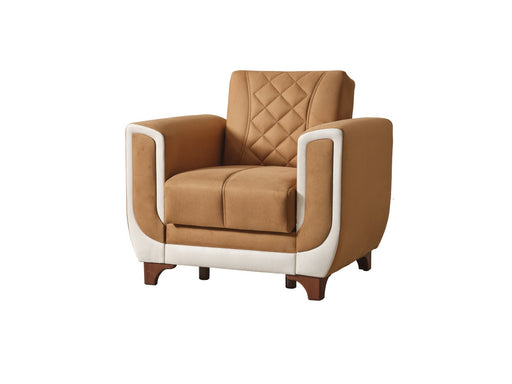 Berre Armchair Brown in Brown - 102-BER-DZ202-1
