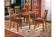 Berringer Rustic Brown Dining Drop Leaf Table - Lara FurnitureDining Table
